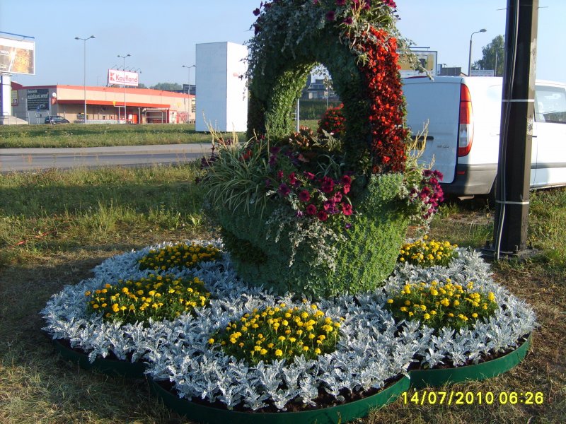 forma kwiatowa z serwetą