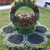 kosz kwiatowy z serwetą 5