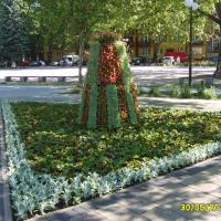 wieża kwiatowa na kwietniku