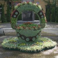 kosz kwiatowy z serwetą 17